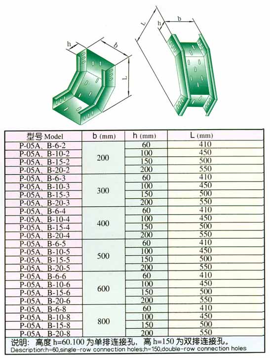 XQJ-P-05A(B)垂直凸(凹)弯通