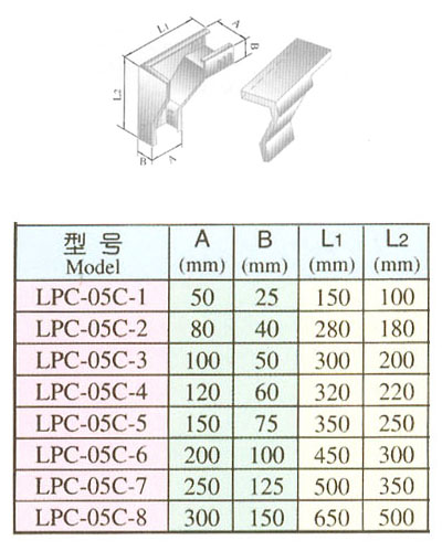 XQJ-LPC-05C型铝合金垂直左上弯通