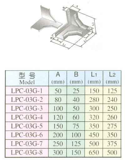 XQJ-LPC-03G型铝合金下角垂直三通