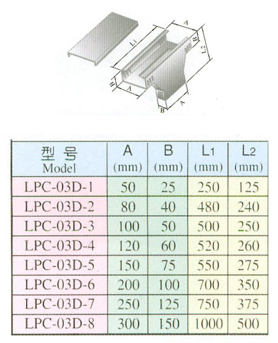 XQJ-LPC-03D型铝合金上侧垂直三通
