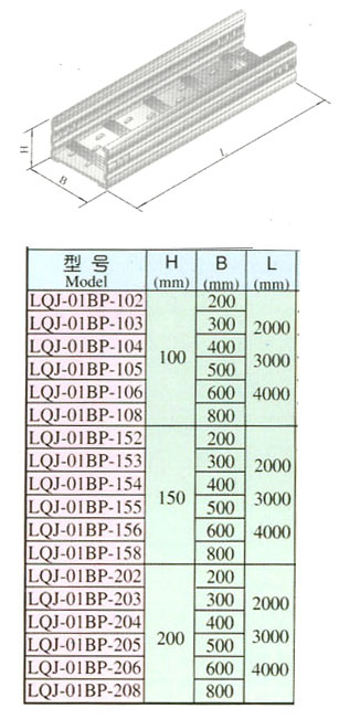 XQJ-LQJ-01BP型铝合金托盘桥架